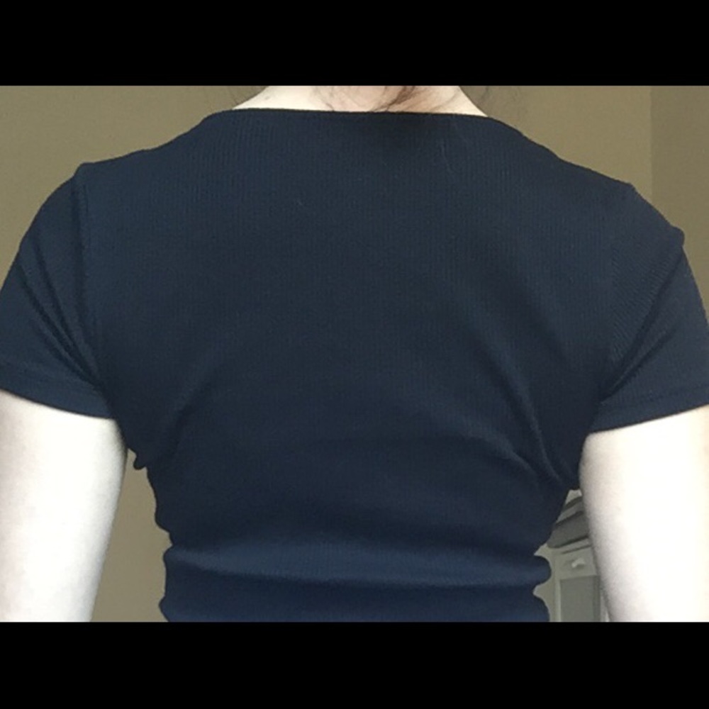 Divided H&M Ribbed Crop Top - Picture 4 of 4